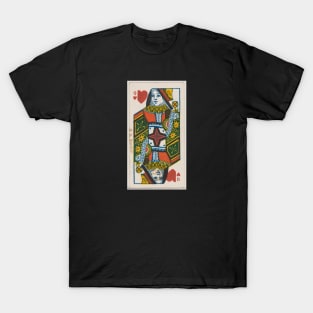 Queen of Hearts Playing Card T-Shirt